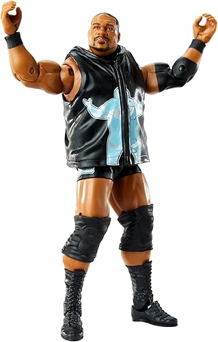 Miniatura 3 de WWE Keith Lee Elite Collection Series 82 - Figura de acción de 6 pulgadas, regalo coleccionable para fanáticos a partir de 8 años