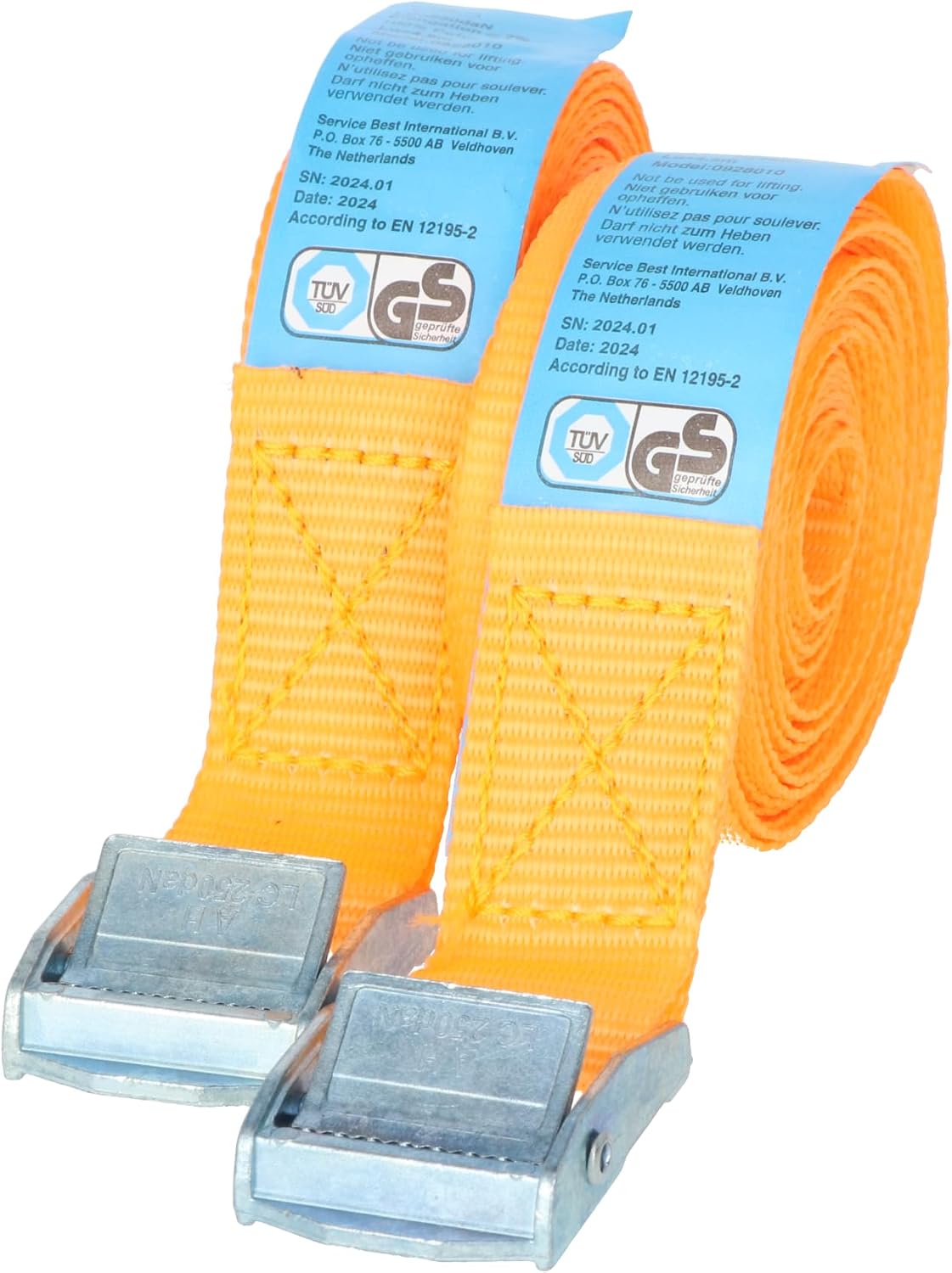 Carpoint Tie-Down Straps 2 x 4,5 metres image 2