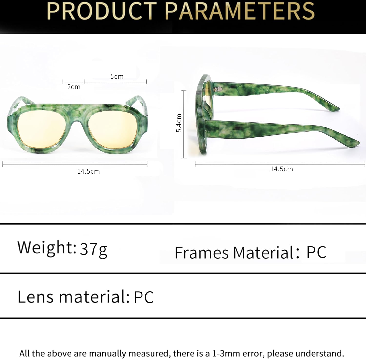 Retro Aviator Sunglasses for Women Square Chic Classic Trendy Fashion Oversized 70s Style Sun Glasses - Image 4