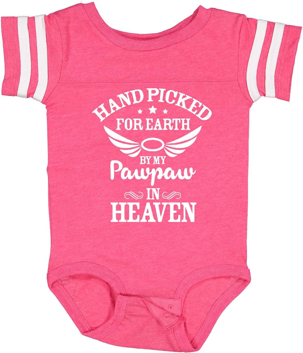 inktastic Handpicked for Earth By My Pawpaw in Heaven with Angel Baby Bodysuit