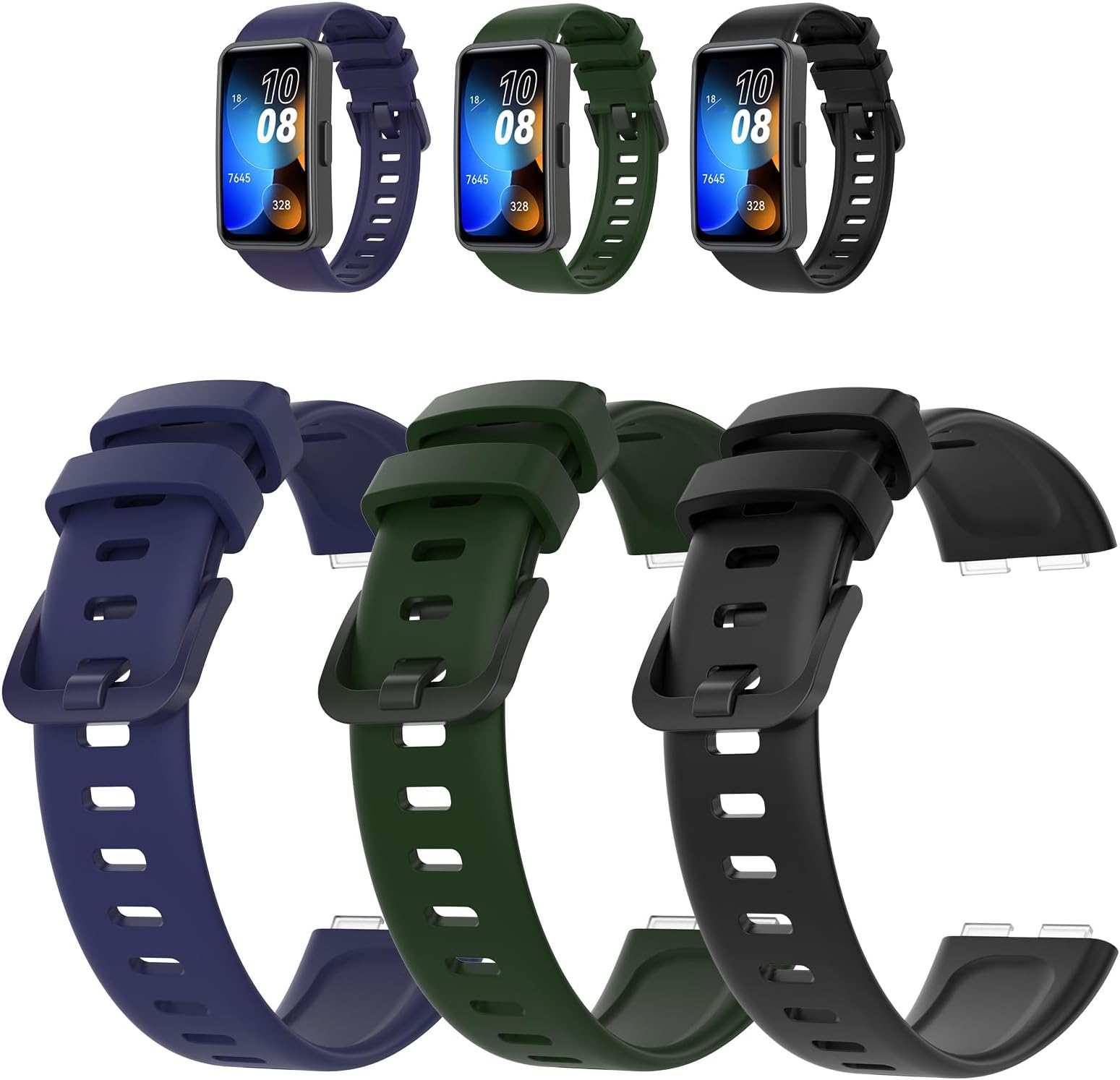 CZhkg Pack Of 2 Wristbands For Huawei Band 8 Strap, Sports