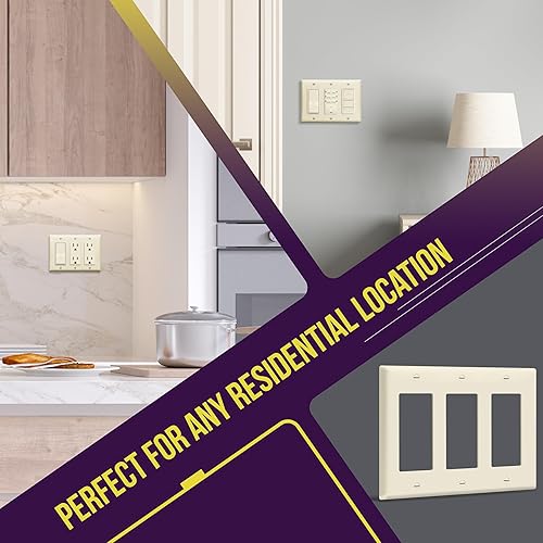 Miniatura 4 de Enerlites decorador de policarbonatoGFCI, tamaño estándar, irrompible, 8833-LA