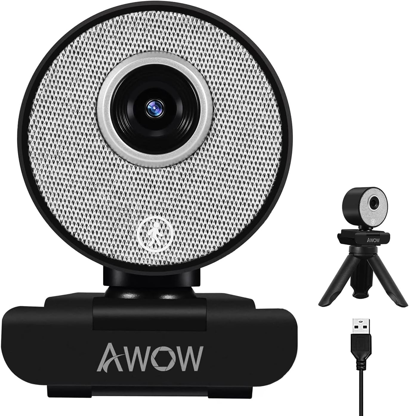 USB cam, 1080P AI Auto Tracking cam, Light Correction Auto Zoom