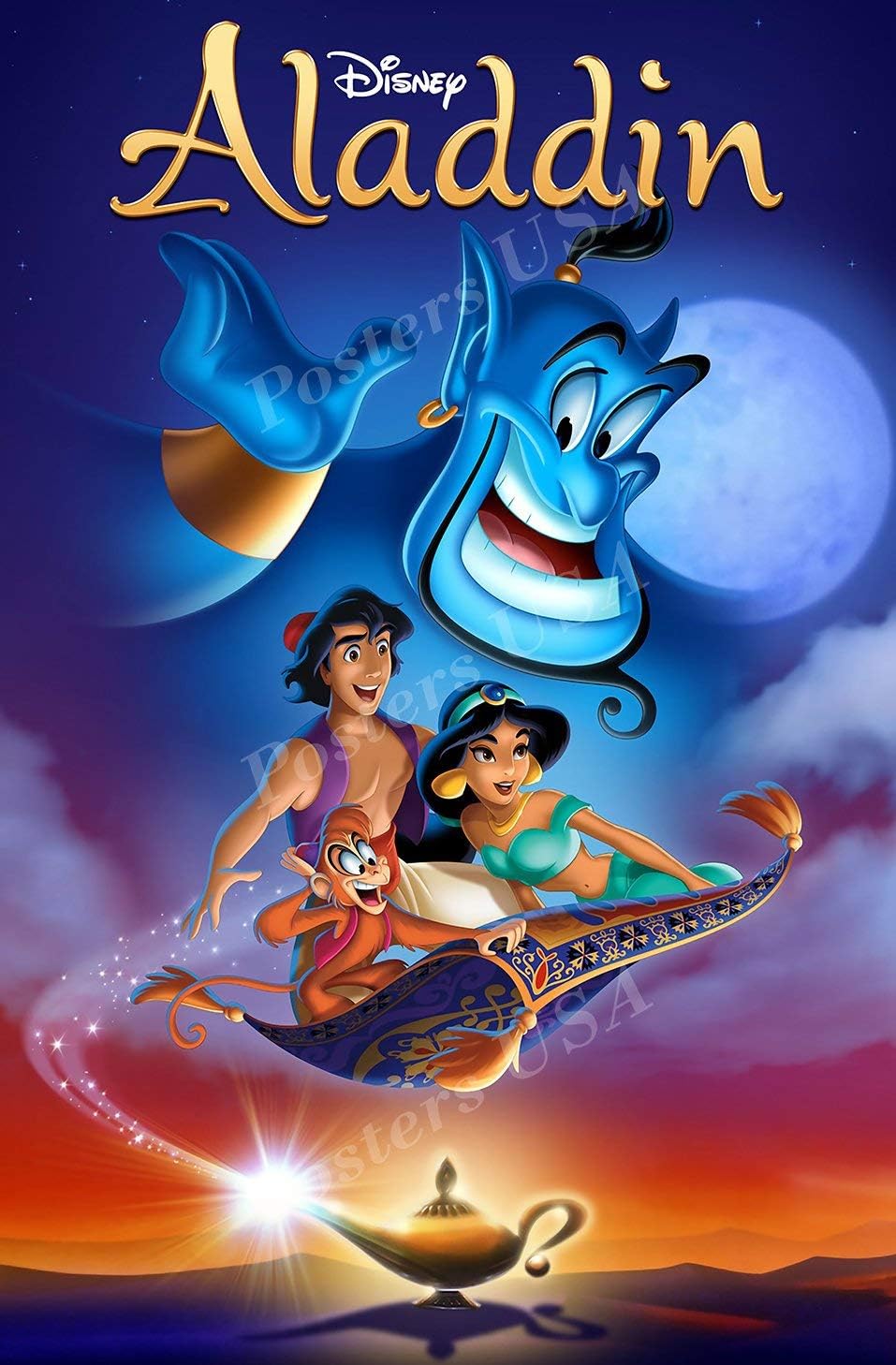 Poster USA Disney Classics Aladdin Poster GLOSSY FINISH