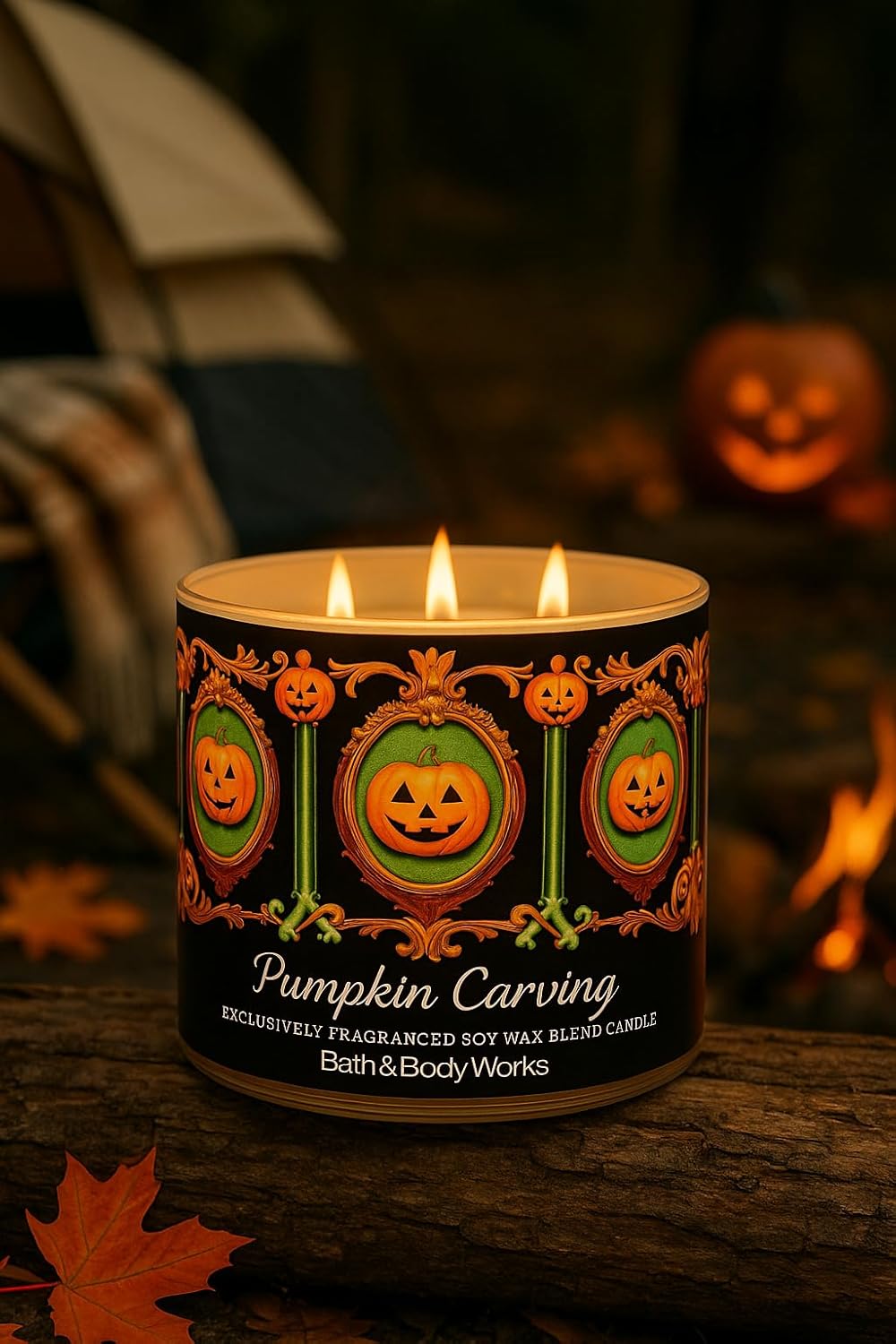 Bath & Body Works Pumpkin Carving 3-Wick Candle
