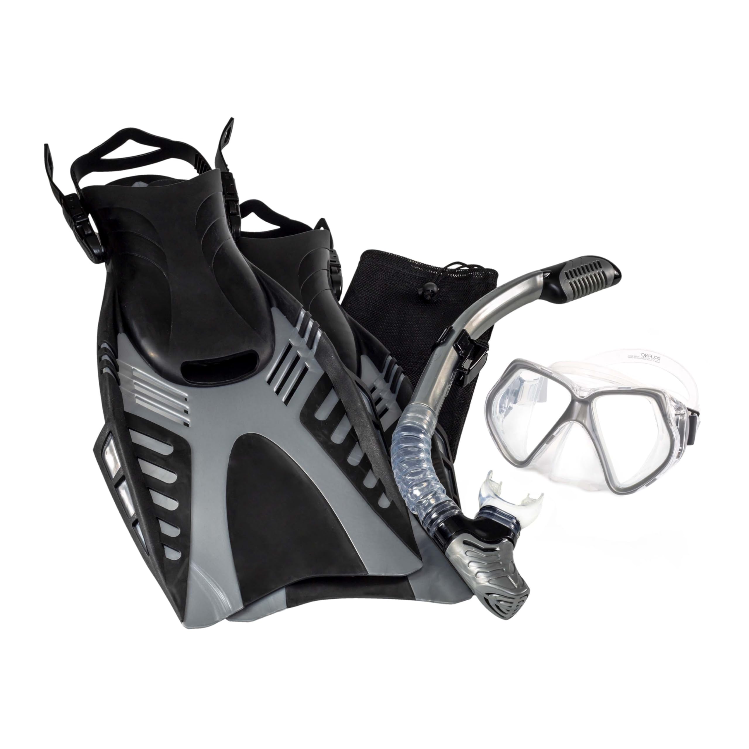 Dolfino Pro WCX18230S4L Dyna Flex 5-Piece Dive Set - Large/X-Large