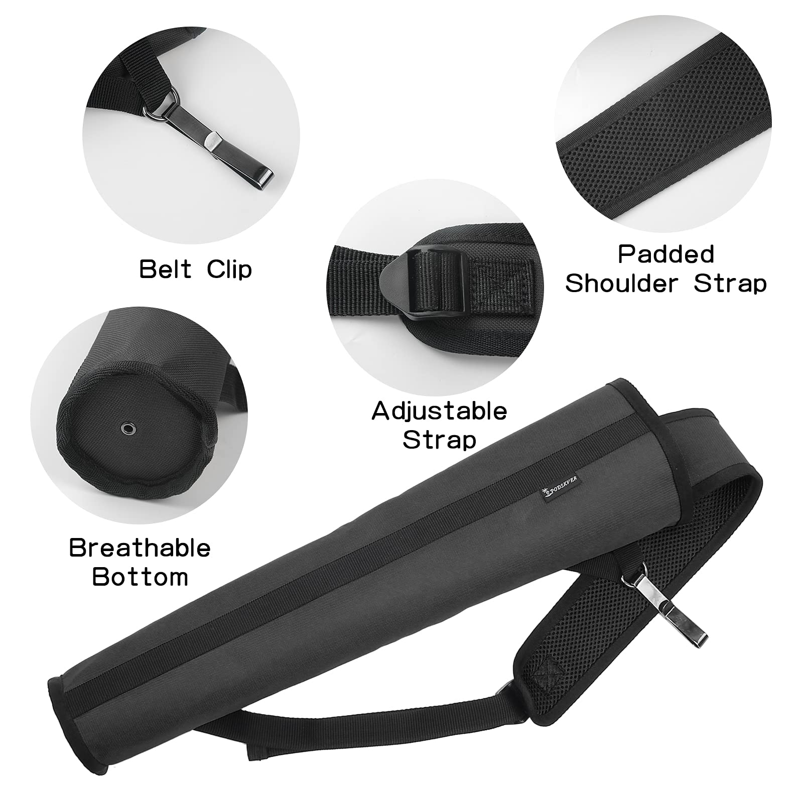 Buy PODSKVER Archery Quivers Arrow Back Quiver Adjustable Light Quiver