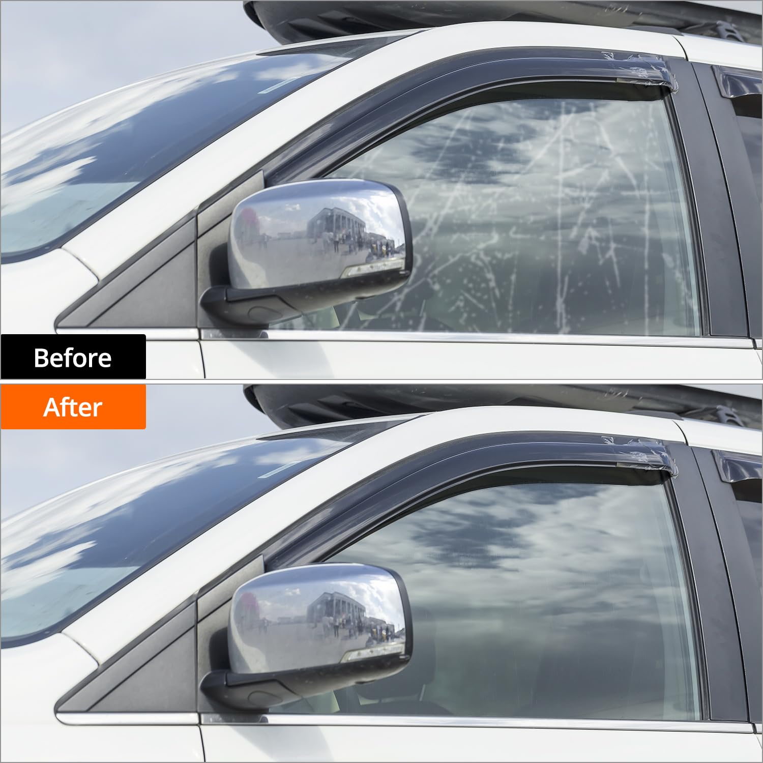 QWORK® 76 cm x 3 m Film teinté pour fenêtres Voiture, 5% VLT, Film vitre teintée Voiture, pour Voitures et bâtiments