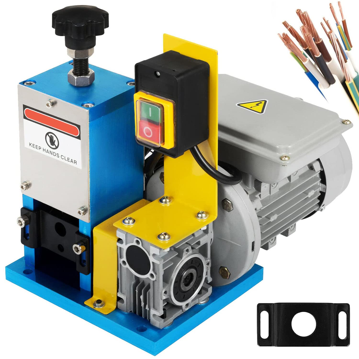 AYCDL Electric Wire Stripping Machine 1.5-25mm for Copper Recycling Portable Powered Wire Stripper, Wire Stripper Machine 3 Channels, Electrical Tool for DIY Cable Copper Wire Stripping