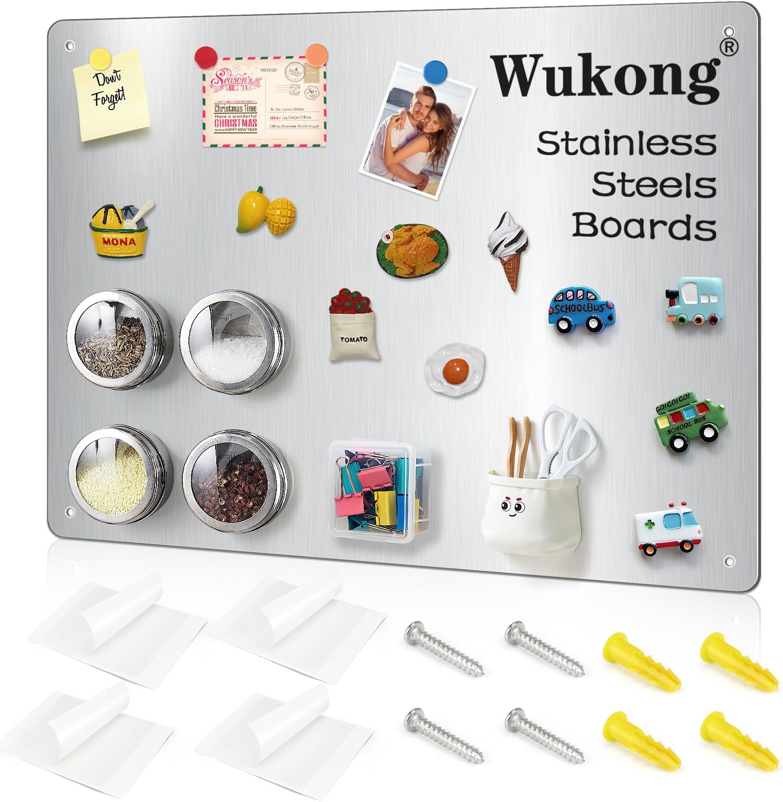 Magneetbord van roestvrij staal Premium