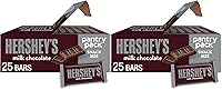 Vista 9 de HERSHEY'S Tamaño de bocadillo de chocolate con leche, barras de caramelo, 11.25 oz (25 piezas)