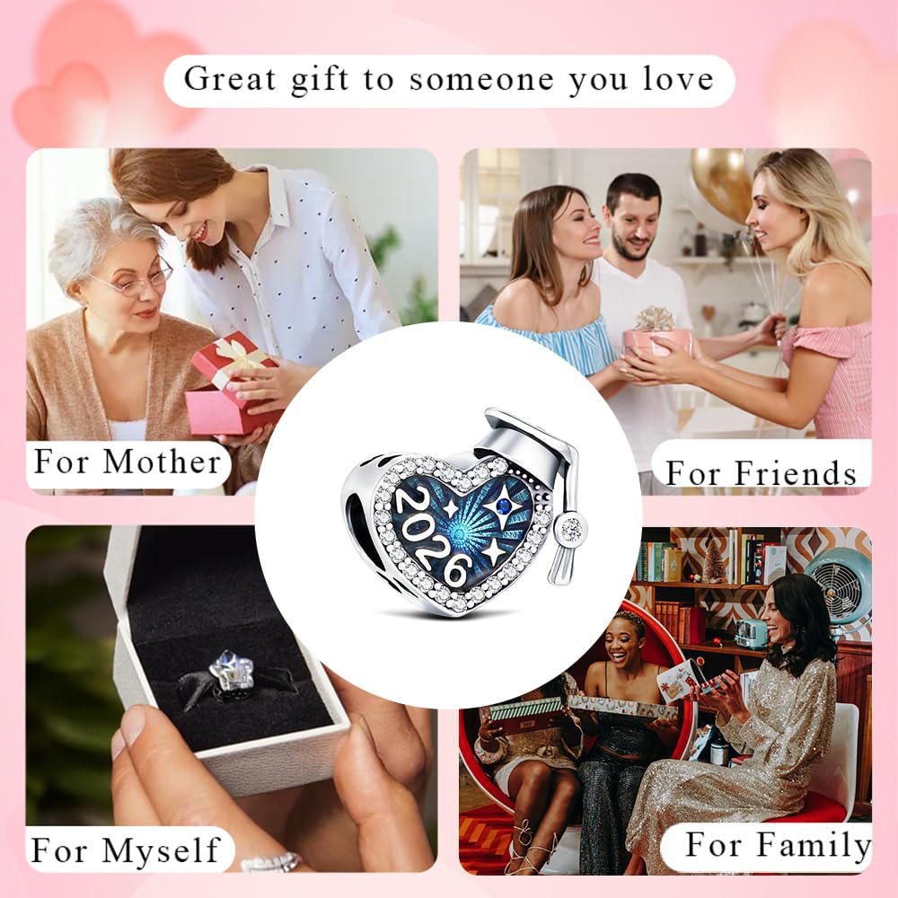 KEQ Breloque bleu mauvais œil pour bracelet à breloques Pandora S925 - Protection spirituelle - Pendentif porte-bonheur pour la protection - Cadeau de Noël pour petits-enfants, grand-mère, maman