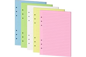 A5 Planner Inserts 6-Ring Lined Refill Paper