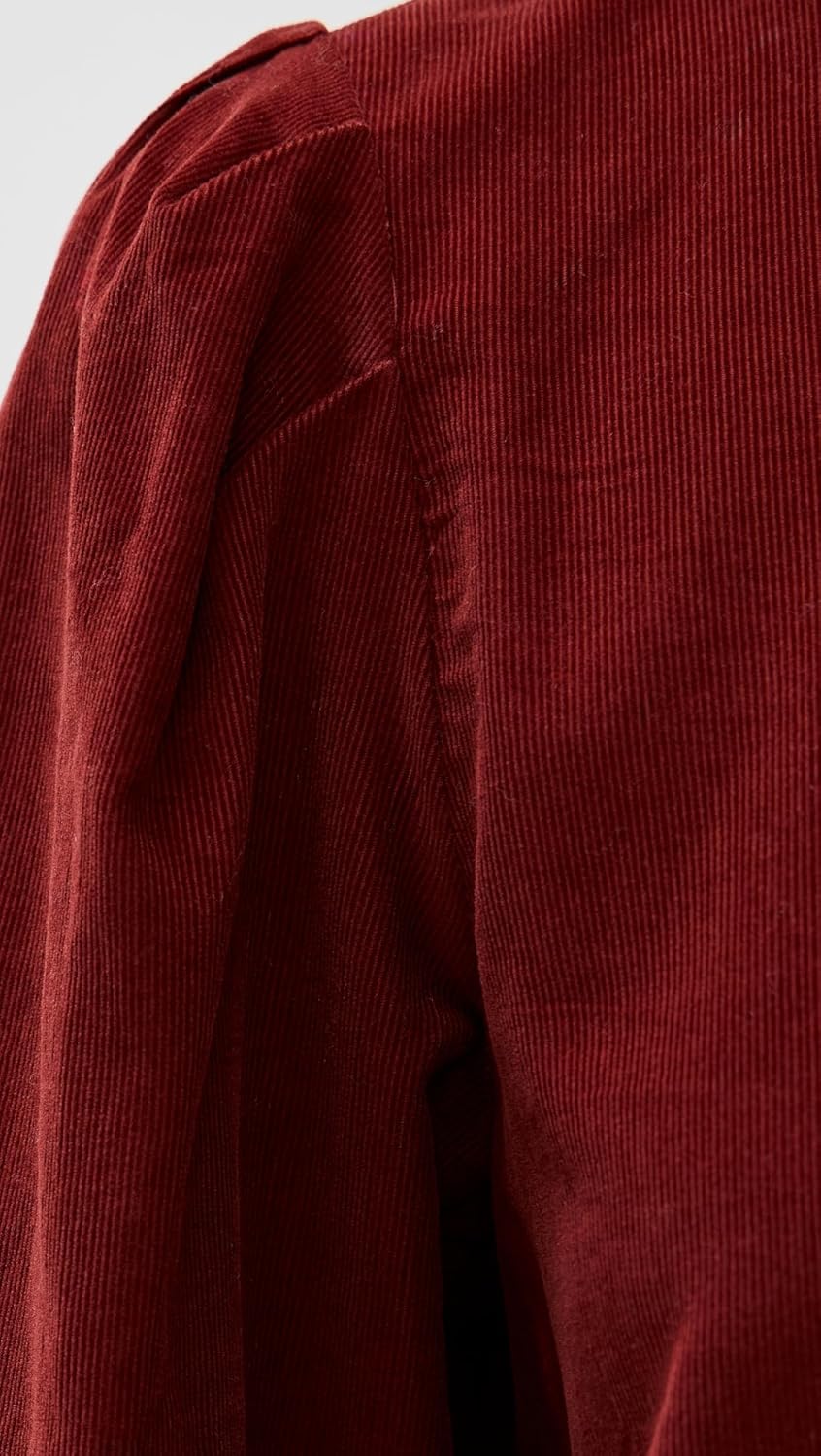 Madewell Women's Puff-Sleeve Button-Up Shirt in Corduroy - Image 6