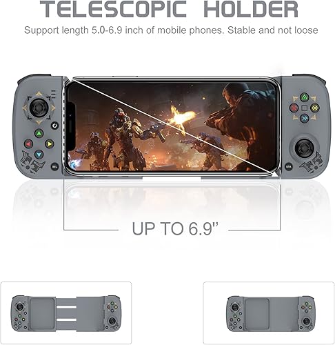 Miniatura 3 de Joso Control inalámbrico para Android, iPhone, Bluetooth Gamepad Joysticks para Samsung Galaxy 222120, iPhone 1414 Plus14 Pro14 Pro Max13 Pro Max,