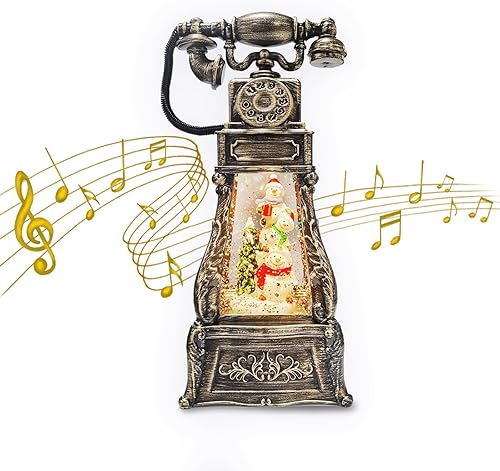 Linterna de Navidad, globo de nieve de Navidad, decoraciones de Navidad, linternas de agua con purpurina giratoria, árbol de Navidad iluminado