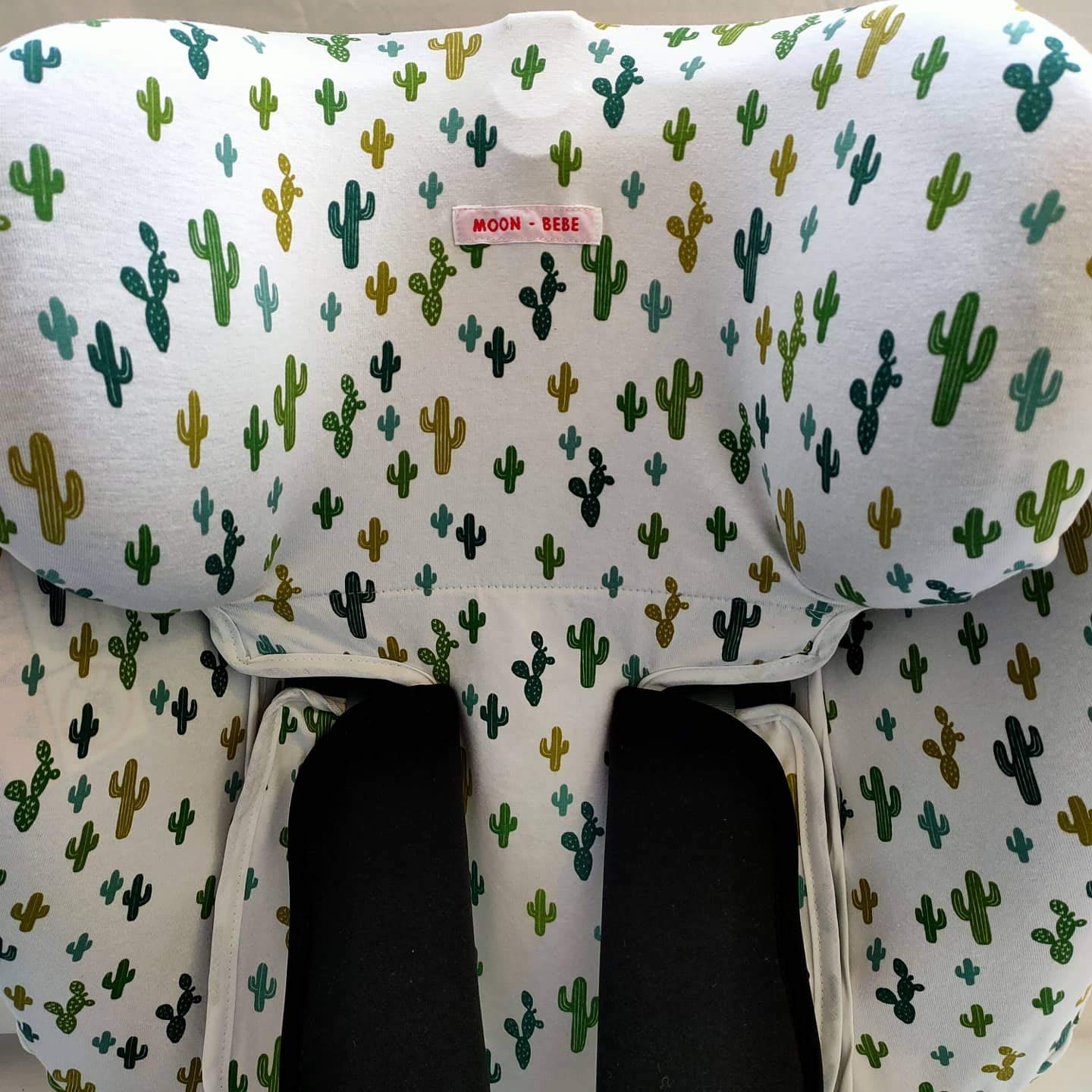 moon-bebe Housse pour siège auto Star Ibaby Groupe 0+/1/2/3 Baby Auto Fix Noe (blanc)