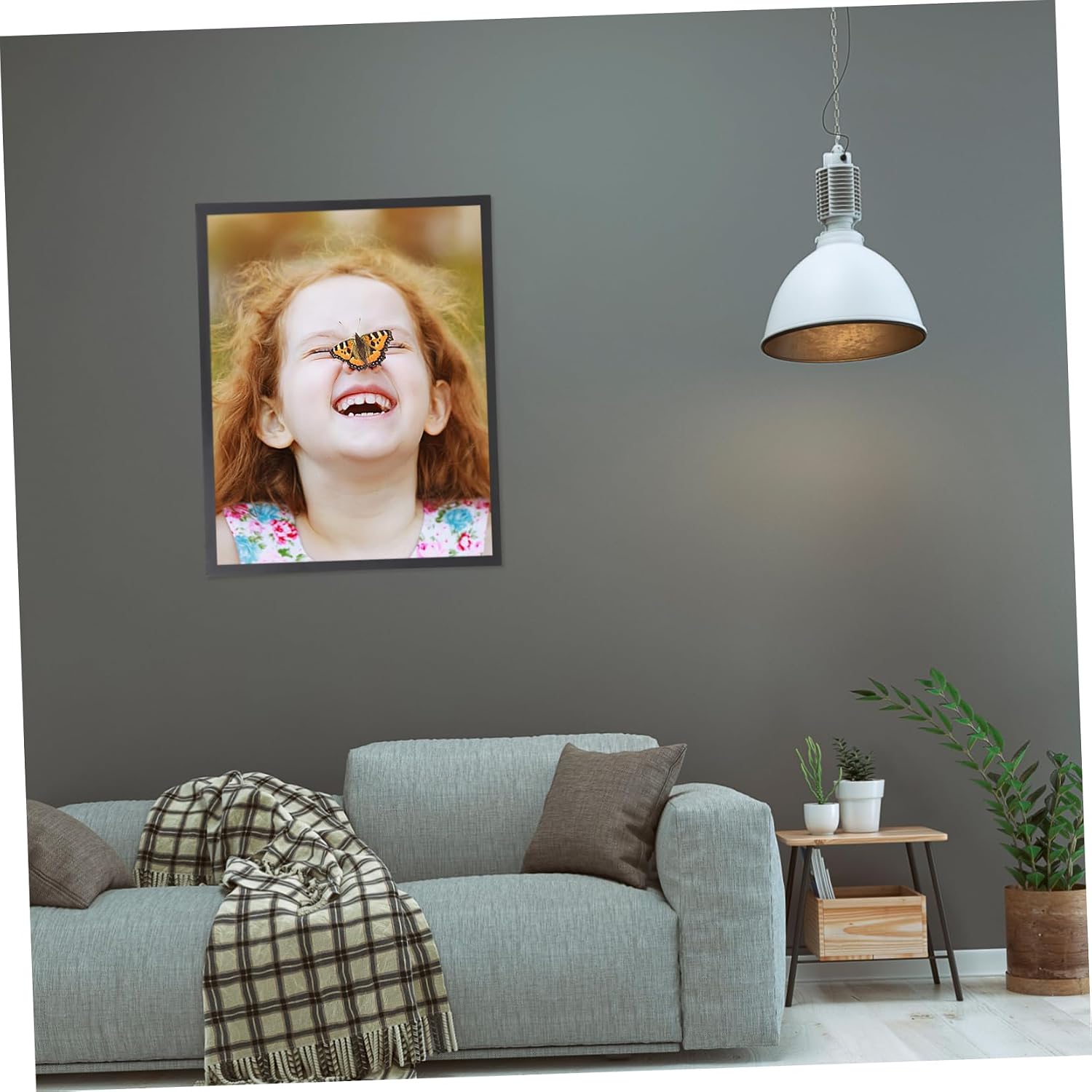 MAGICLULU Wall Mounting Photo Frame Picture Frame for Home Decor Easy to Install Photo Holder for Bedroom Living Room Dining Room for Family
