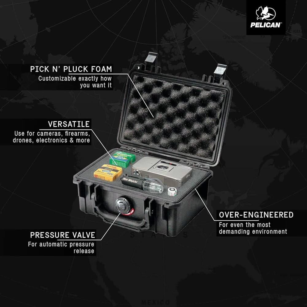 Amazon.com: Pelican 1120 Case With Foam (Yellow) : Sports