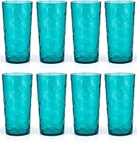 Vista 14 de KX-WARE Vasos altos de acrílico de 18 onzas, juego de 8, tazón de plástico, color negro