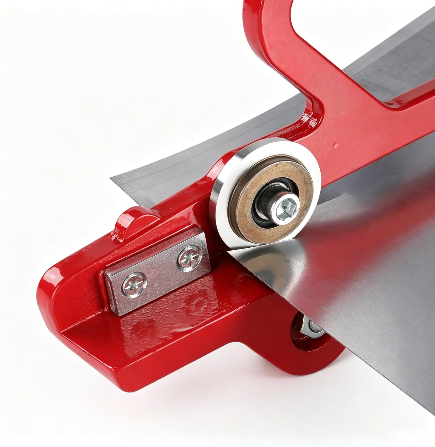Sheet Metal Cutter Hand Pull Tin Snips Portable Manual Cutting Nippers Double Wheels Scissors Handheld Shears Panel Slitter Tools (9 IN)