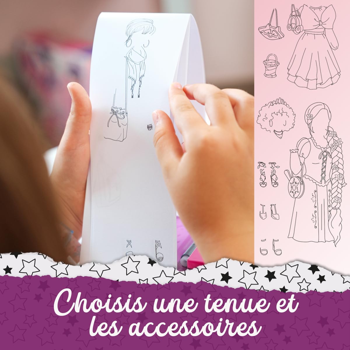 Ravensburger Looky Disney Princesses Machine Looky Dessin de Mode Stylisme Dès 6 Ans 25961