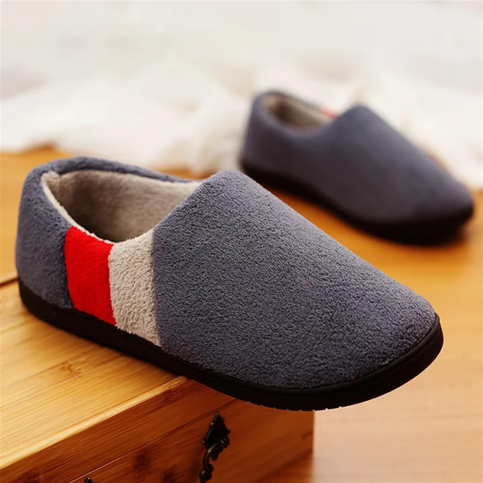 Pantofole Bambina invernali Pantofole da uomo in cotone Home Memory foam Pantofole da interno invernali Comode scarpe da casa antiscivolo for uomo di grandi dimensioni(Pink,39-40(Suit 38-39))