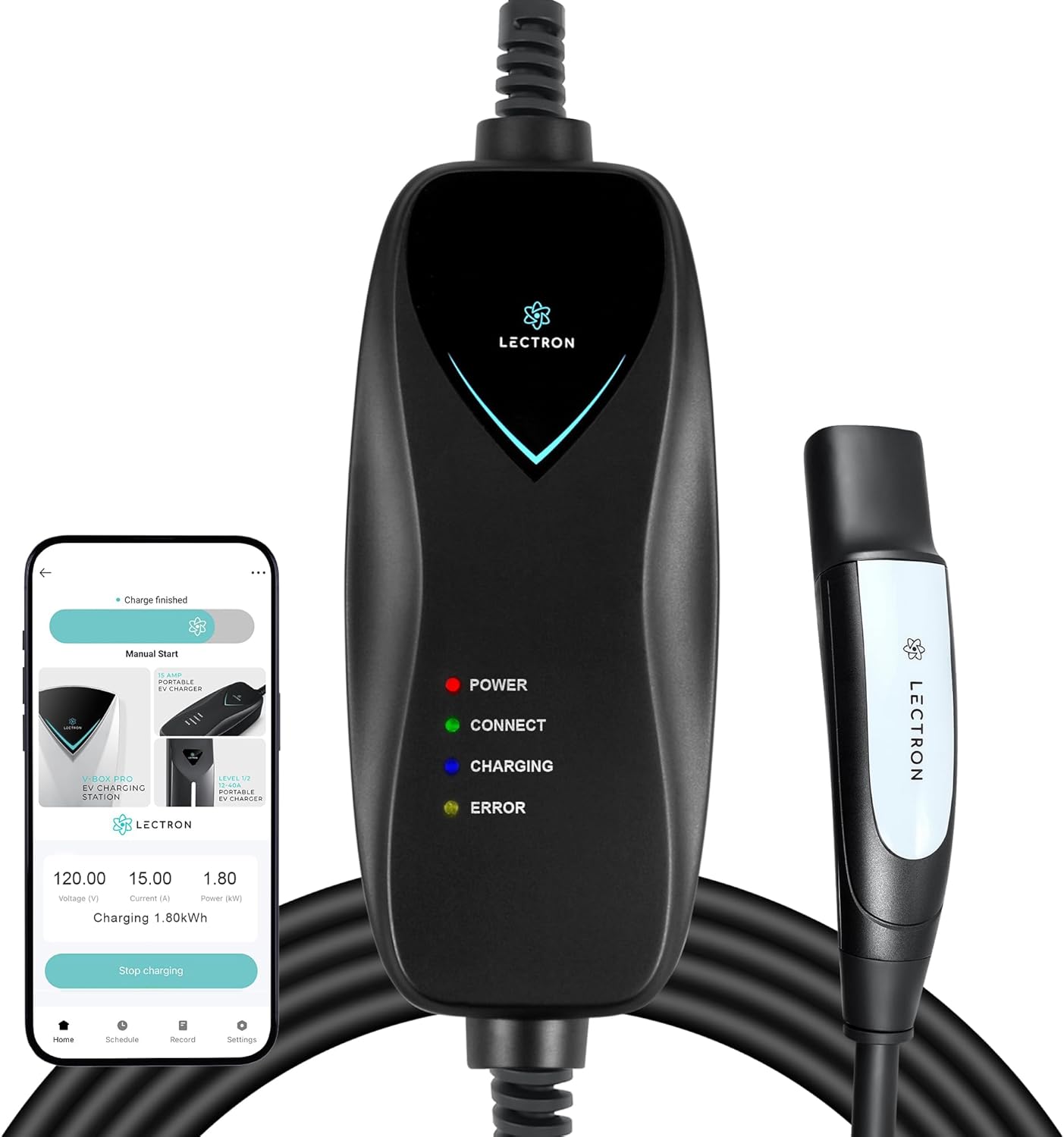 Lectron Level 1 Tesla Charger (WiFi) with 110V outlet