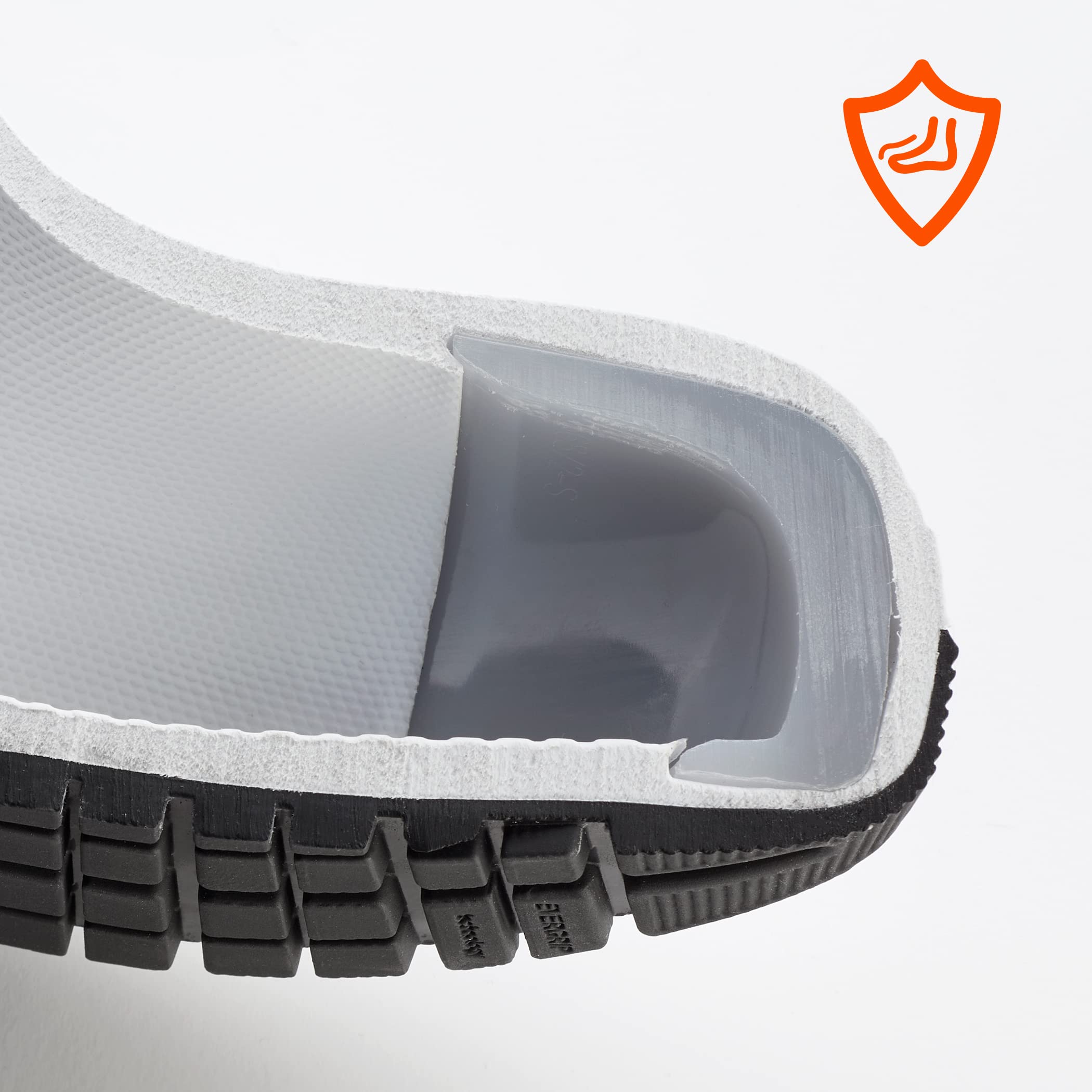 WOCK SECURLITE sin Plantilla, Zapatos de Seguridad Comodos, Zapatos con Puntera de Protección Muy Ligero Mujer e Hombre Antideslizante SRC Cocinas