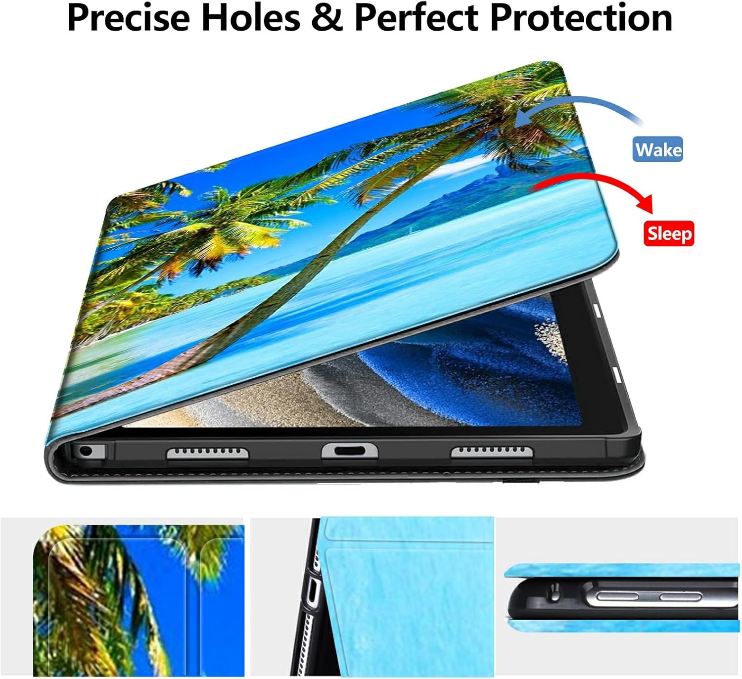 Case for Amazon 6" Kindle Paperwhite (10th Generation, 2018 Release) PU Leather Smart Protective Cover with Auto Sleep/Wake for Kindle Paperwhite 10th 2018,Palm