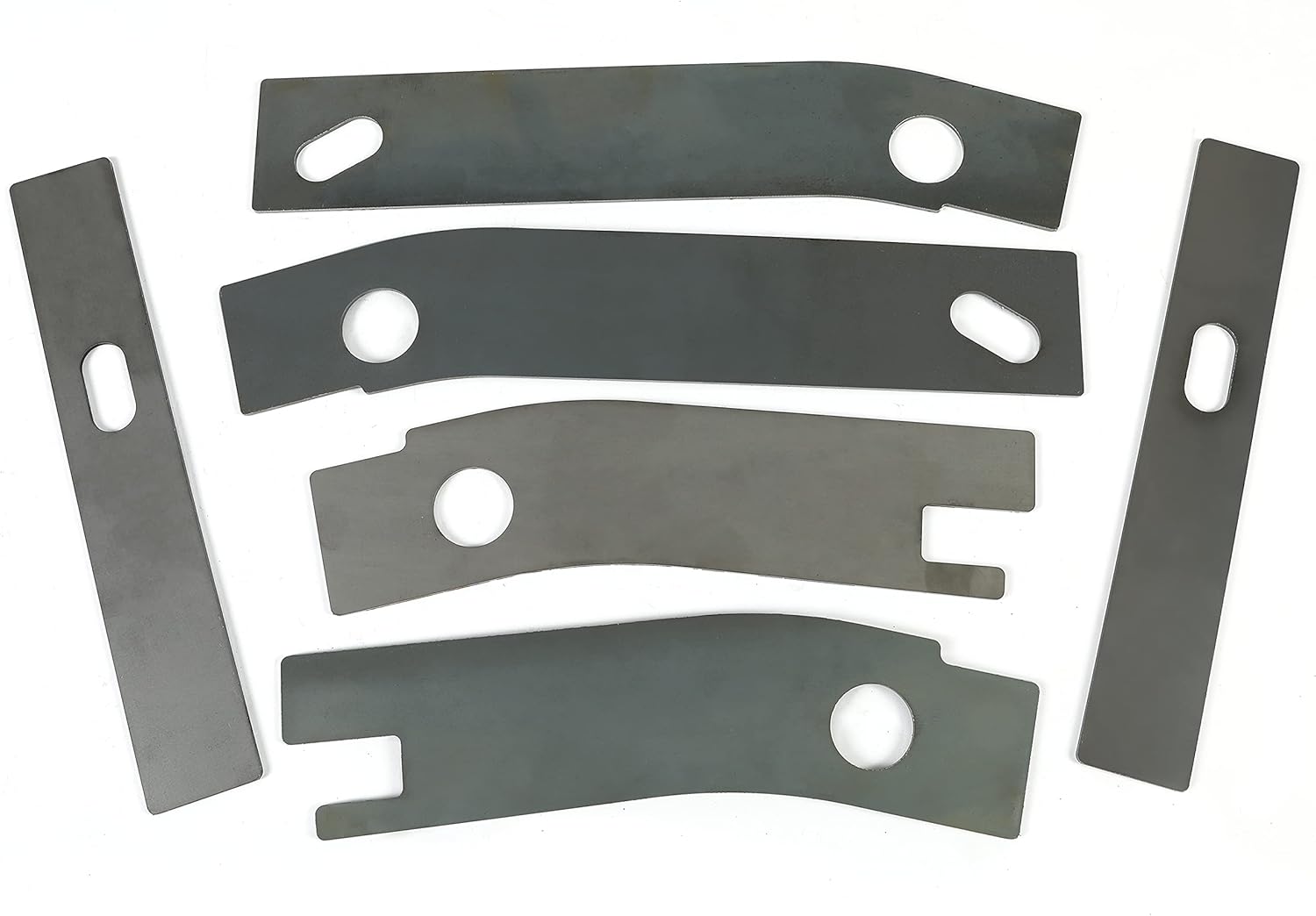 ECOTRIC 6 pc Frame Repair Rusted Shackle Weld Plates Compatible with 1986-1995 Jeep Wrangler YJ Rear
