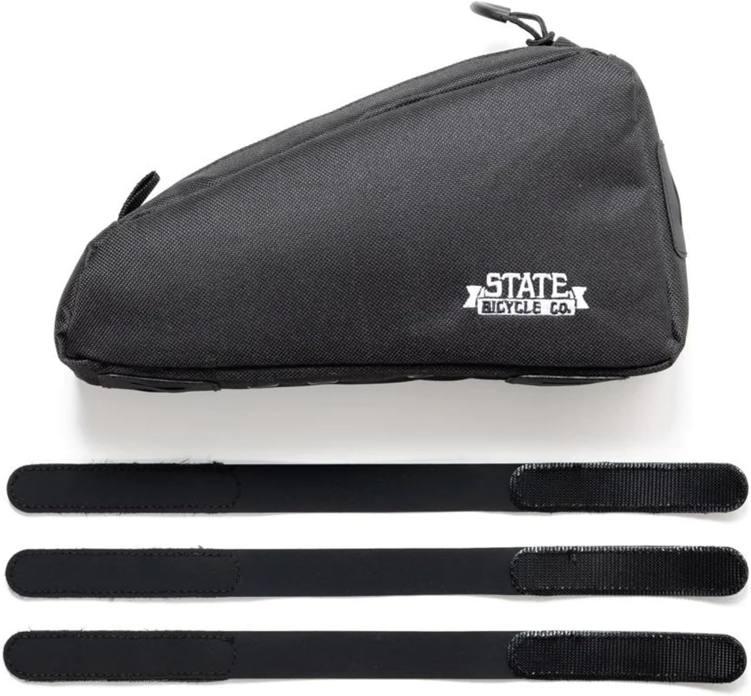 State Bicycle Co. Bike Frame Bag. Compact Storage, Bike Triangle Top Tube Bento Bag For Mountain Bikes, Road Bikes, City Bicycles. Waterproof, 0.8L Capacity