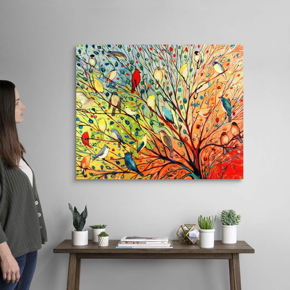 Amazon.co.jp: GREATBIGCANVAS Twenty Seven Birds キャンバスウォール