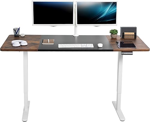 Miniatura 54 de VIVO DESK-KIT-E2B1B - Escritorio eléctrico de pie con motor doble, ajuste de altura de memoria, serie E2B, marco negro superior negro, DESK-KIT-E2B1B