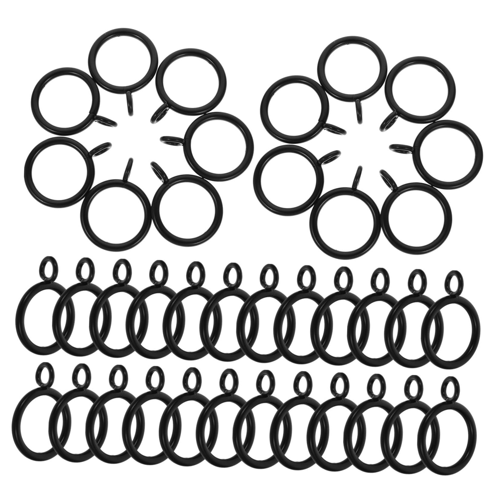 Anillos de cortina metálicos para renovar la decoración de ventanas y salones con elegancia