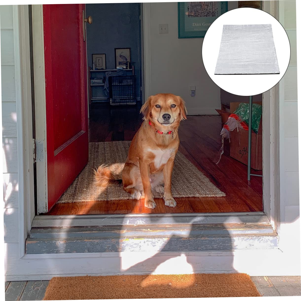 Garneck 1pc Reptile Heat Blanket Pet Heating Pad Guinea Pig Pad Microwave Heating