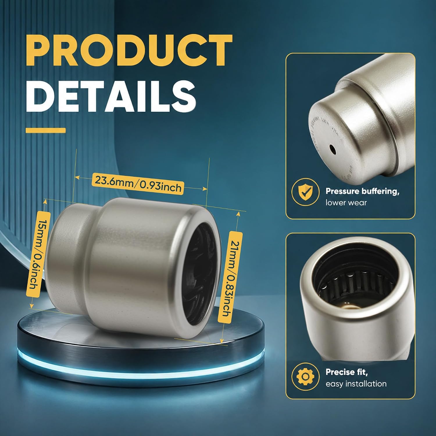 06B105313D Clutch Pilot Bearing Compatible with Audi A1 A3 A4 A6 Q2 Q3 VW Golf Jetta Passat TIGUAN Beetle AMAROK Caddy CC EOS Polo Scirocco Sharan T-ROC