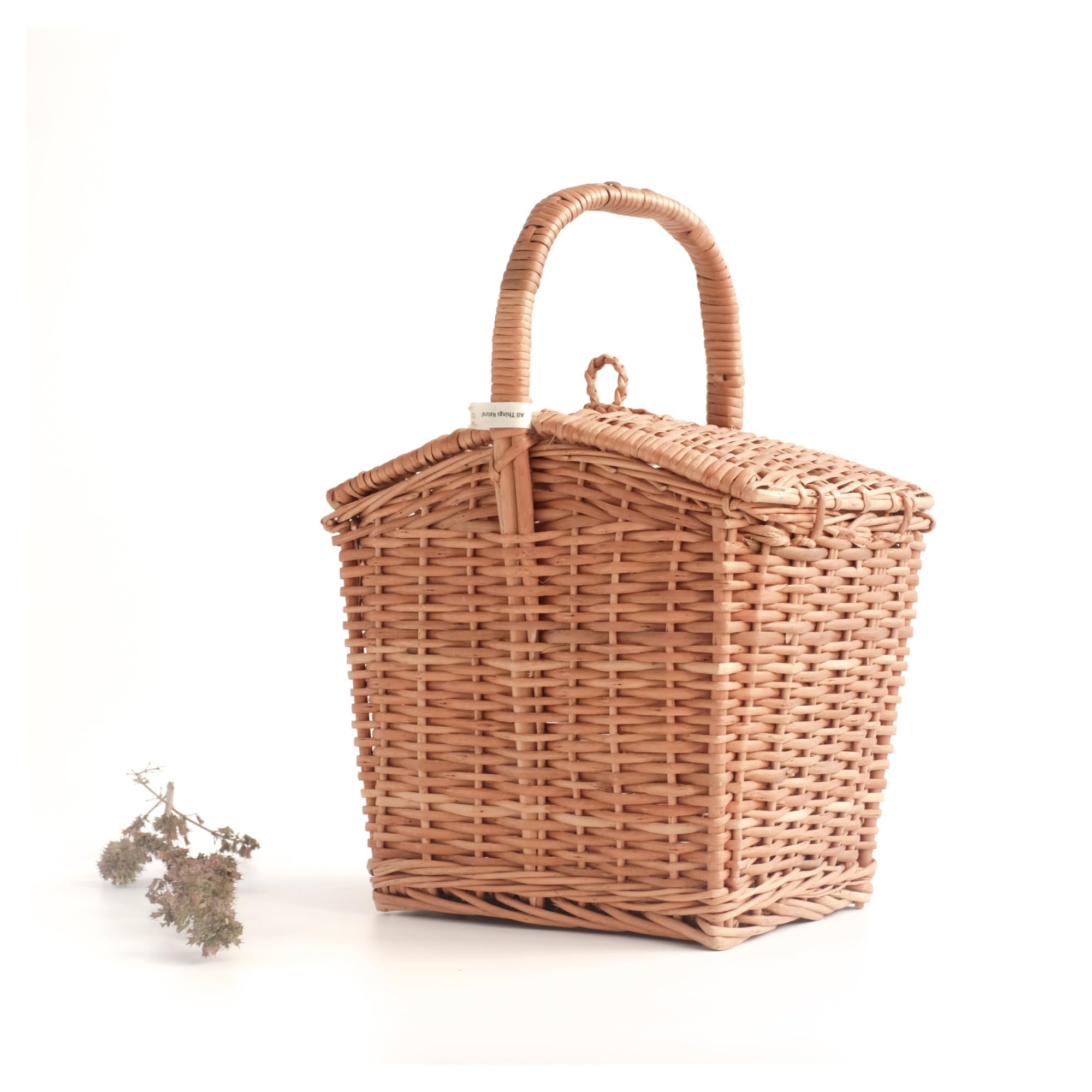 DAISYLIFE™ Wicker Picnic Basket with Lid, Multipurpose Hand-Woven Long-Lasting Rattan Picnic Basket with Handle. Cane Basket for Picnic, Storage and Gift Hamper Basket (B07B92MNY6) Amazon Price History, Amazon Price Tracker