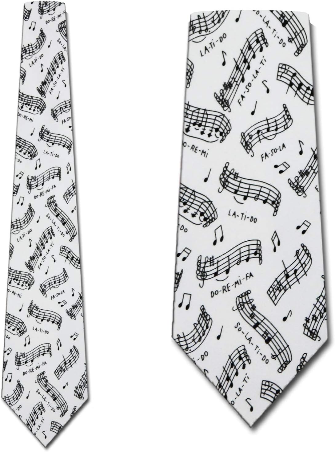 Three Rooker Do Re Mi Tie Musical Notes Ties Mens Neckties