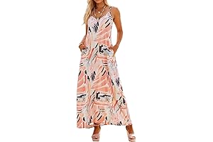 Supnier Women's Summer Maxi Dress: Bohemian Charm for 2023