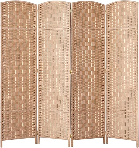 Miniatura 6 de Divisor de ambientes alto de fibra tejida, de 6 pies, de RHF, Natural