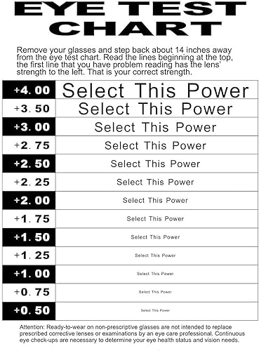 Miniatura 8 de Reducblu Paquete de 6 lentes de lectura para mujeres y hombres, sin metal, sin tornillos, bisagras de resorte (+3.25)