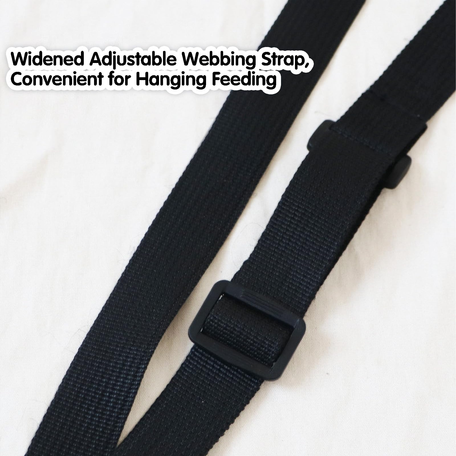 JVHLOV Hay Feeder Bag, Hay Bags for Horses Goat Hay Feeder, Hay Bags with Stronger Metal Snap Fasteners - Image 3