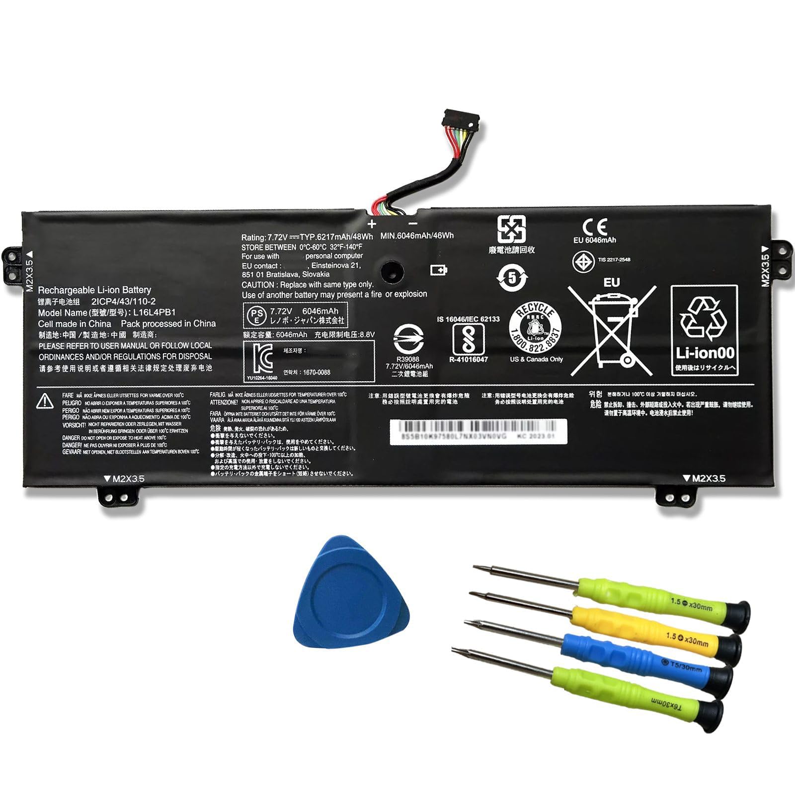 Amazon.com: EFOHANA L16L4PB1 L16M4PB1 L16C4PB1 Laptop Battery