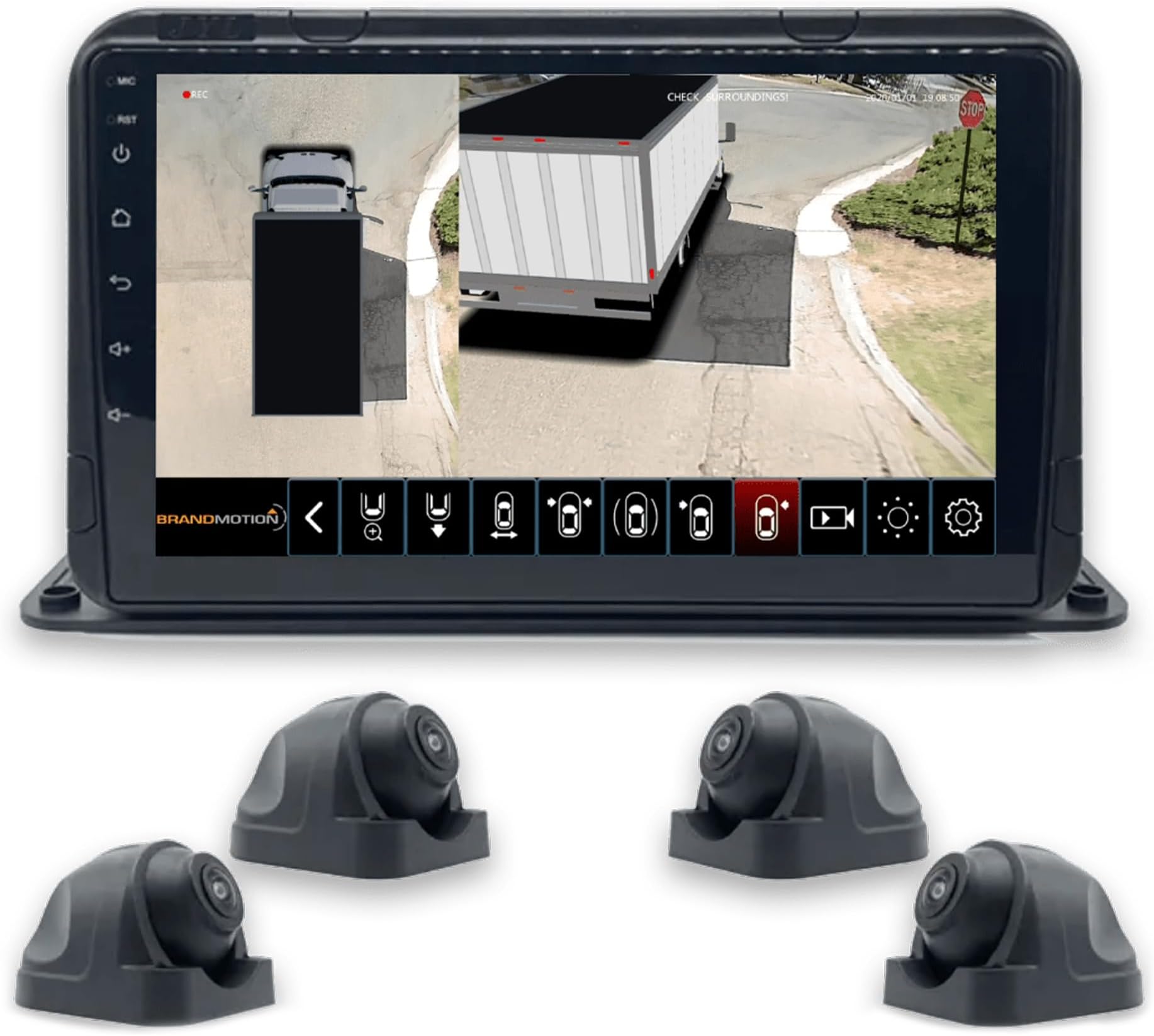 Amazon.com: Brandmotion Commercial and RV 360 Degree SurroundVUE System ...