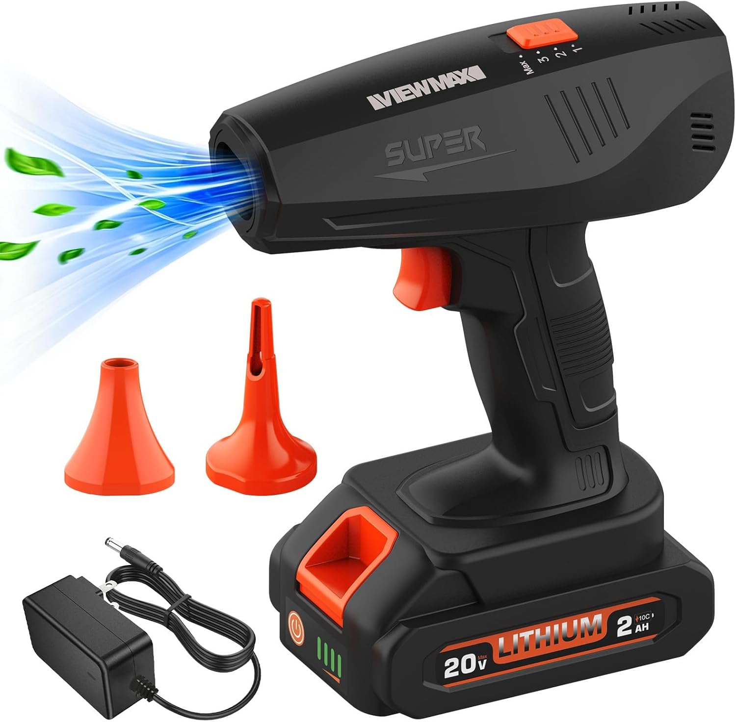 Cordless Electric Air Duster - Mini Blower Compatible with Makita 18V Battery, 150,000RPM Compressed Air Duster with Brushless Motor, 20V Rechargeable Dust Cleaner for Keyboard, Computer, Car