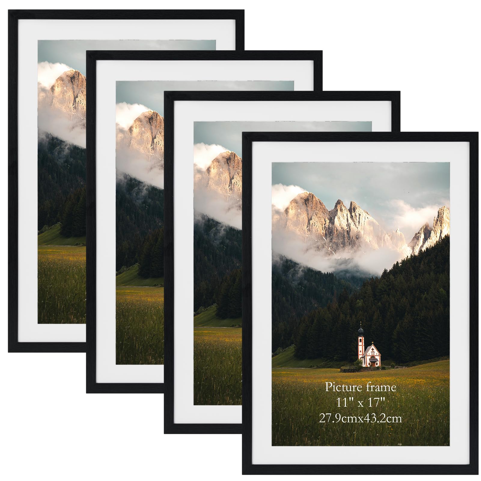 Cadres photo noirs Giftgarden 13x19 pour décorer votre salon chic