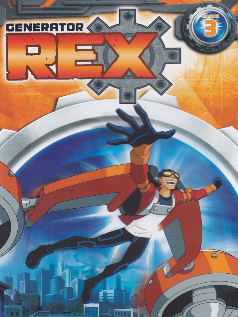 Generator Rex Vol 3 en disco DVD italiano para coleccionistas de series animadas de acción