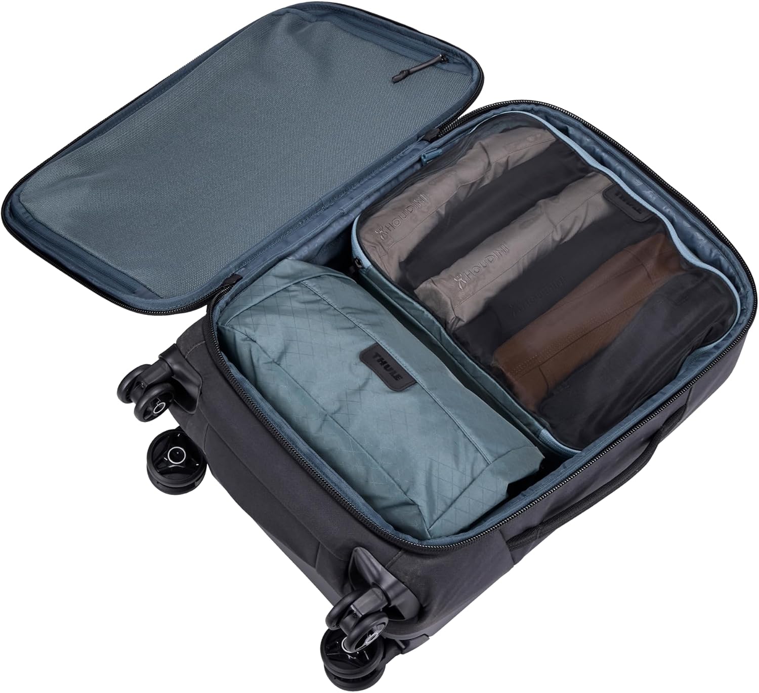 Thule Travel Shoe Bag, Fits up to US Size 13 / EU 48, Compression Strap, Magnetic Closure