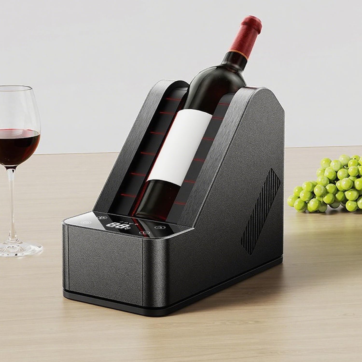 Refroidisseur de vin de table programmable 1-20 ℃ avec congélateur 96mm